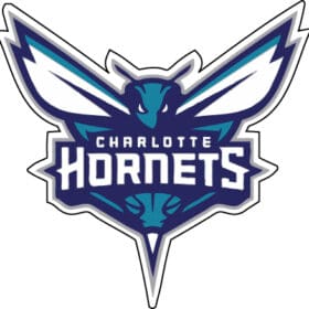 Charlotte Hornets Vinyl Stickers