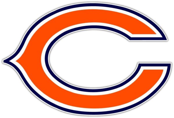 Chicago Bears Logo Angry Bear NFL American Football Art Vinyl Sticker