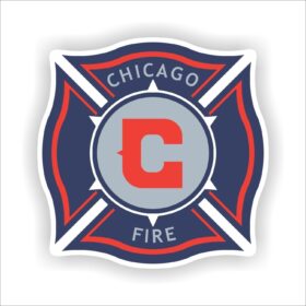 Chicago Fire Football Club FC Logo Vinyl Sticker