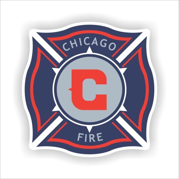 Chicago Fire Football Club FC Logo Vinyl Sticker