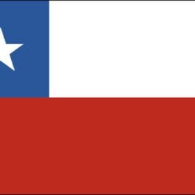 Chile Standard Flag Wall Window Car Vinyl Sticker Decal