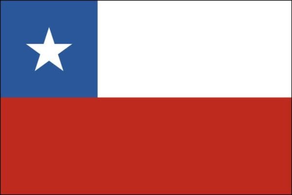 Chile Standard Flag Wall Window Car Vinyl Sticker Decal