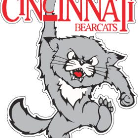 Cincinnati Bearcat 6 NCAA vinyl sticker