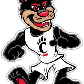 Cincinnati Bearcats 3 NCAA Logo vinyl sticker