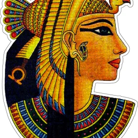 Cleopatra Egypt Queen Living Goddess vinyl sticker