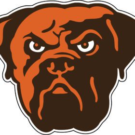 Cleveland Browns Alternate Logo National Football League Vinal Sticker
