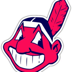 Cleveland Indians MLB Logo Baseball vinyl sticker