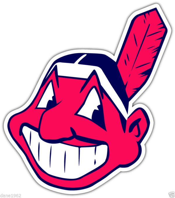 Cleveland Indians MLB Logo Baseball vinyl sticker