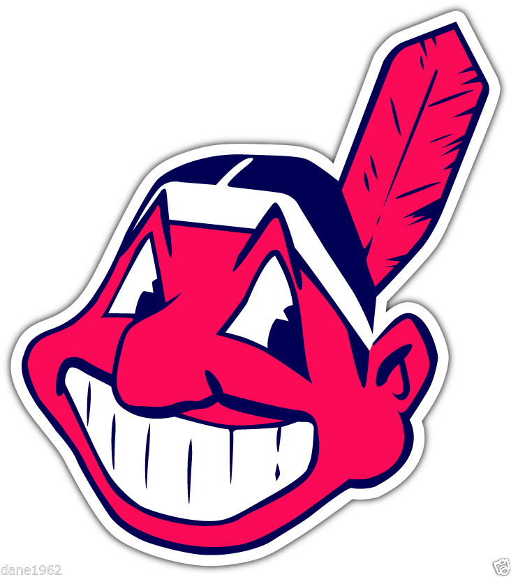 Cleveland Indians Vinyl Sticker Decal Car Truck Windows MLB Baseball USA  Ohio