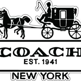 Coach New York vinyl sticker