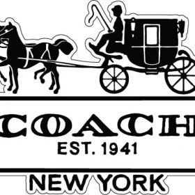 Coach New York vinyl sticker