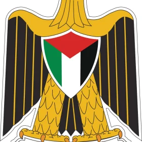 Palestine Standard Flag vinyl sticker printed vinyl decal label autocollant