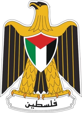 Palestine Standard Flag vinyl sticker printed vinyl decal label autocollant
