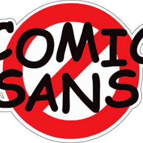 Comic Sans Font Meme vinyl sticker
