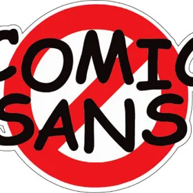 Comic Sans Font Meme vinyl sticker