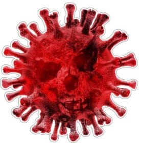 Coronavirus Skull Face 1