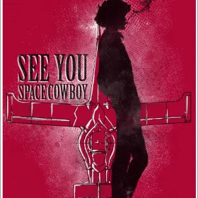 Cowboy Bebop Spike Spiegel Swordfish Bounty Hunter Space Ship Vinyl Sticker