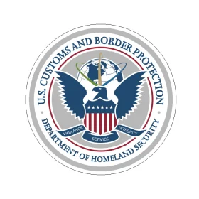 Customs Border Protection Personal vinyl sticker