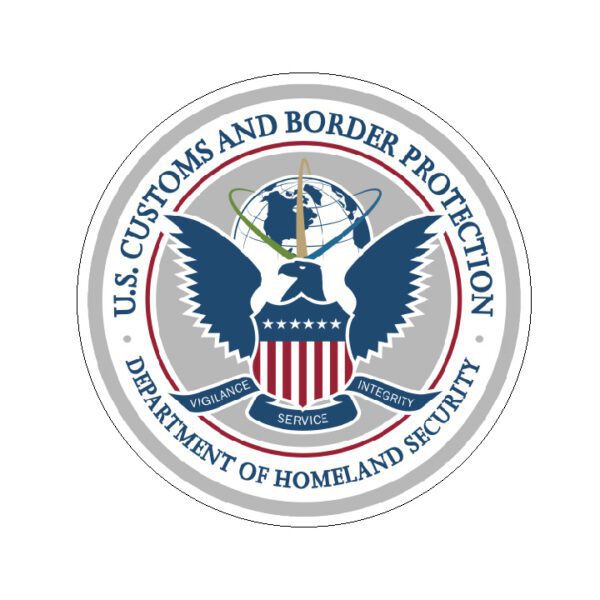 Customs Border Protection Personal vinyl sticker