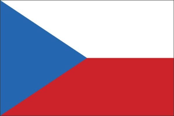 Czech Republic Standard Flag Wall Window Car Sticker Decal