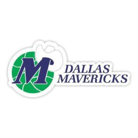 Dallas Mavericks Old NBA Logo Basketball vinyl sticker