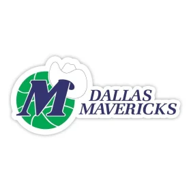 Dallas Mavericks Old NBA Logo Basketball vinyl sticker