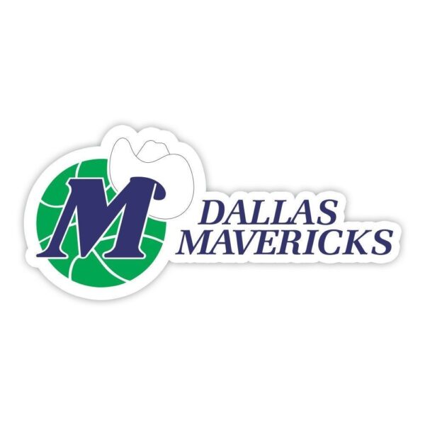 Dallas Mavericks Old NBA Logo Basketball vinyl sticker