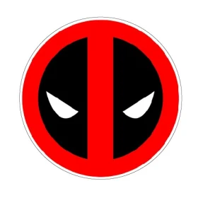 Deadpool Round Logo vinyl sticker