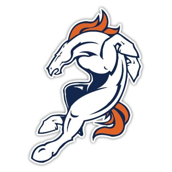 Denver Broncos 2 vinyl sticker