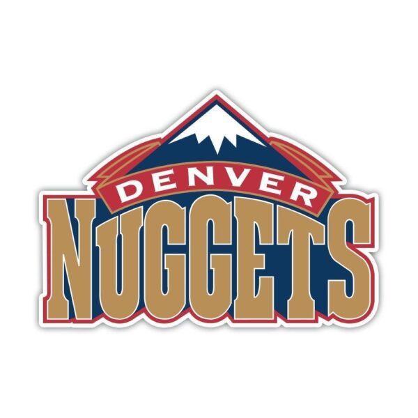 Denver Nuggets NBA Logo Basketball vinyl sticker