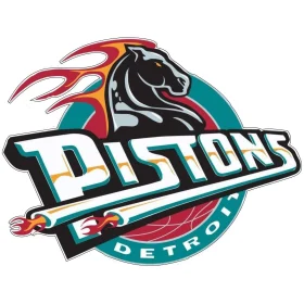 Detroit Pistons NBA Logo Basketball vinyl sticker