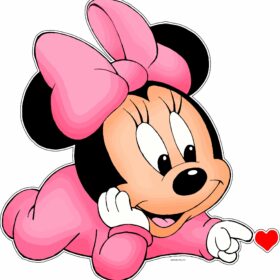 Disney Baby Minnie Mouse vinyl sticker