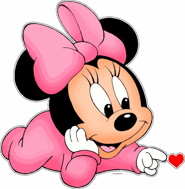 Disney Baby Minnie Mouse vinyl sticker