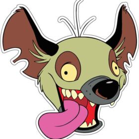 Disney's Lion King Hyena Happy vinyl sticker