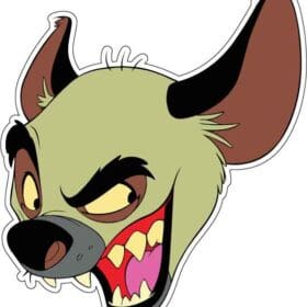 Disneys Lion King Hyena Laughing Vinyl Sticker