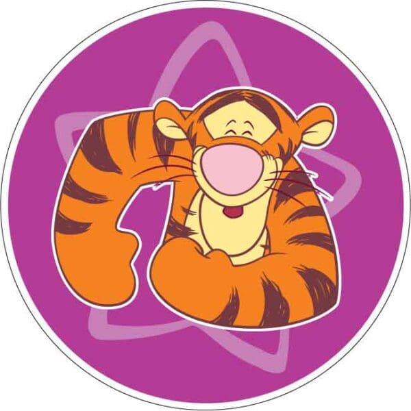 Disneys Tigger Runninng WinnieThe Pooh Vinyl Sticker