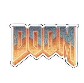 Doom Logo vinyl sticker
