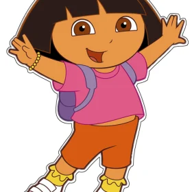 Dora The Explorer Be Happy vinyl sticke