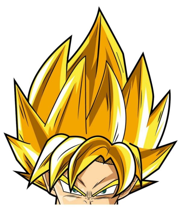 Dragon Ball Z Goku Super Saiyan Blue vinyl sticker