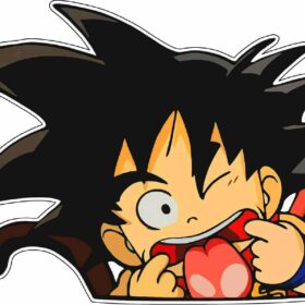 Dragon Ball Z Kid Goku vinyl sticker