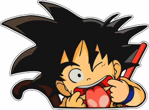 Dragon Ball Z Kid Goku vinyl sticker