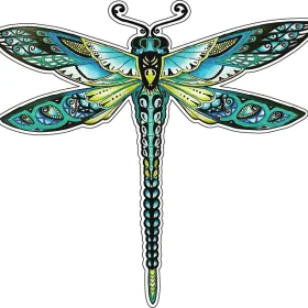 Psychodelic Dragonfly