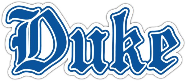 Duke Devils NCAA Logo vinyl sticker