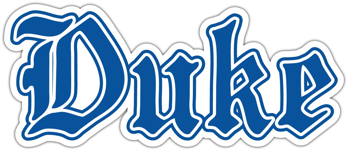 Duke Devils Ncaa Logo Vinyl Sticker Printed Vinyl Decal