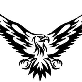 Eagle-tatoo-style-lines-stylized-vinyl-cutout