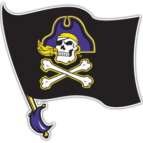 East Carolina Pirates vinyl sticker
