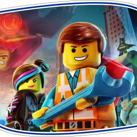 Emmet Brickowski Lego Movie vinyl sticker