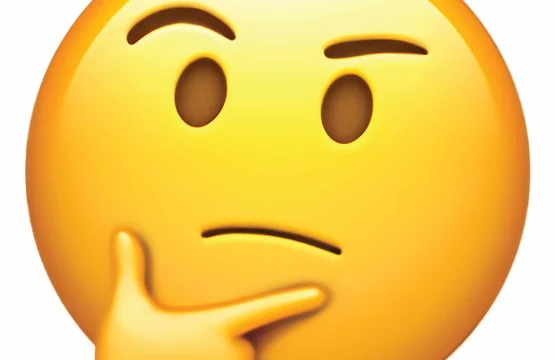 Emoji Thinking vinyl sticker