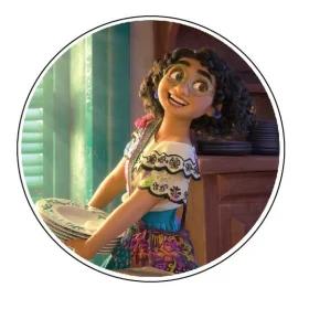 Encanto Magic Land Madrigals Mirabel Holding Plates Vinyl Sticker