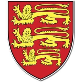 England Coat of Arms Emblem Wall Window Car Sticker Decal